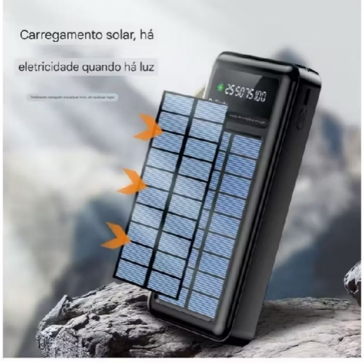 Painel solar com Power bank