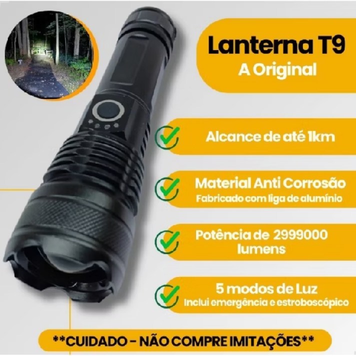 Lanterna T9 tática